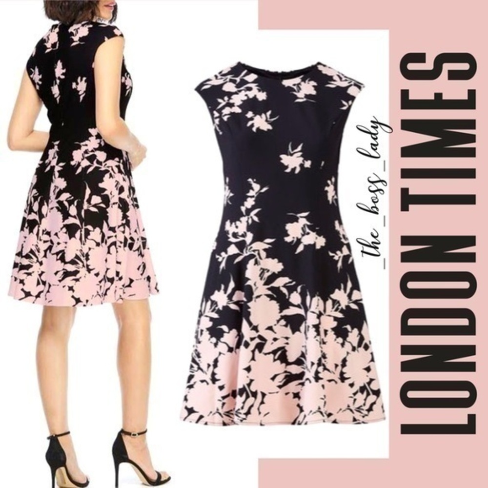 London Times dress floral